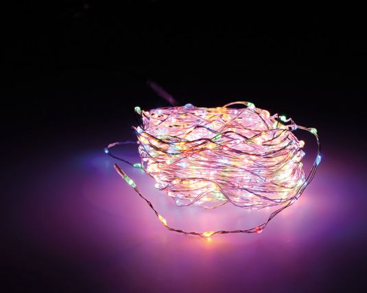 GRINALDA MICRO LED EXTRA DENSE MULTICOR INTERMITENTE 14m 567 LEDS CABO PRATEADO GRINALDA MICRO LED EXTRA DENSE MULTICOR INTERMITENTE 14m 567 LEDS CABO PRATEADO