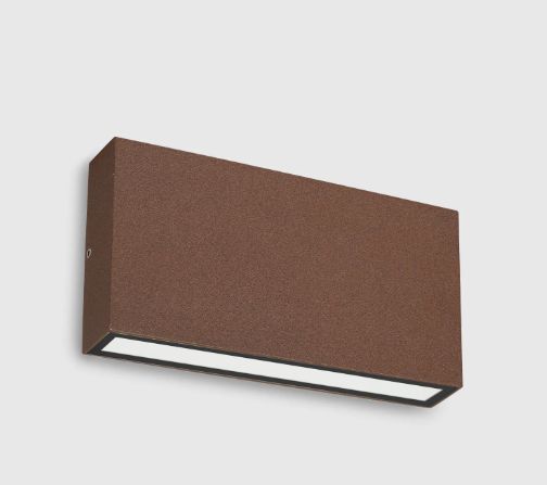 Aplique de parede 2 x 5W 1190lm corten Aplique de parede 2 x 5W 1190lm corten