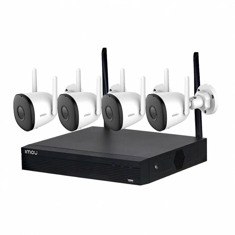 kIT 4 câmaras bullet IP WiFi IPC-F22P-IMOU