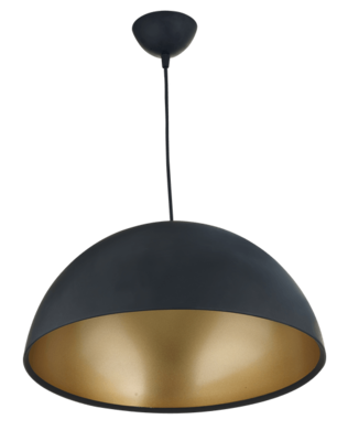 Candeeiro Suspenso "ABADIA", em Preto