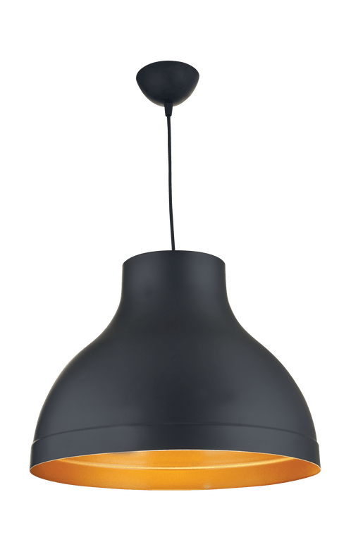 Candeeiro Suspenso "LOTUS", em Preto