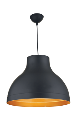 Candeeiro Suspenso "LOTUS", em Preto