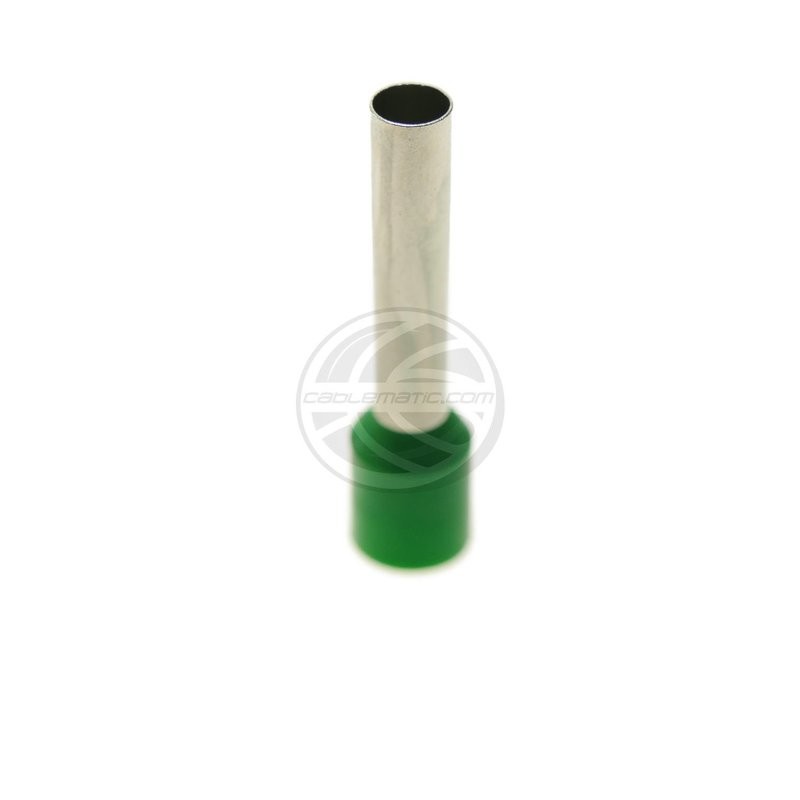 PONTEIRAS ISOLADAS DAS 6 MM2 (100 un) VERDE