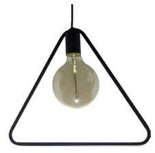 Candeeiro Suspenso, Triangular, em Aluminio