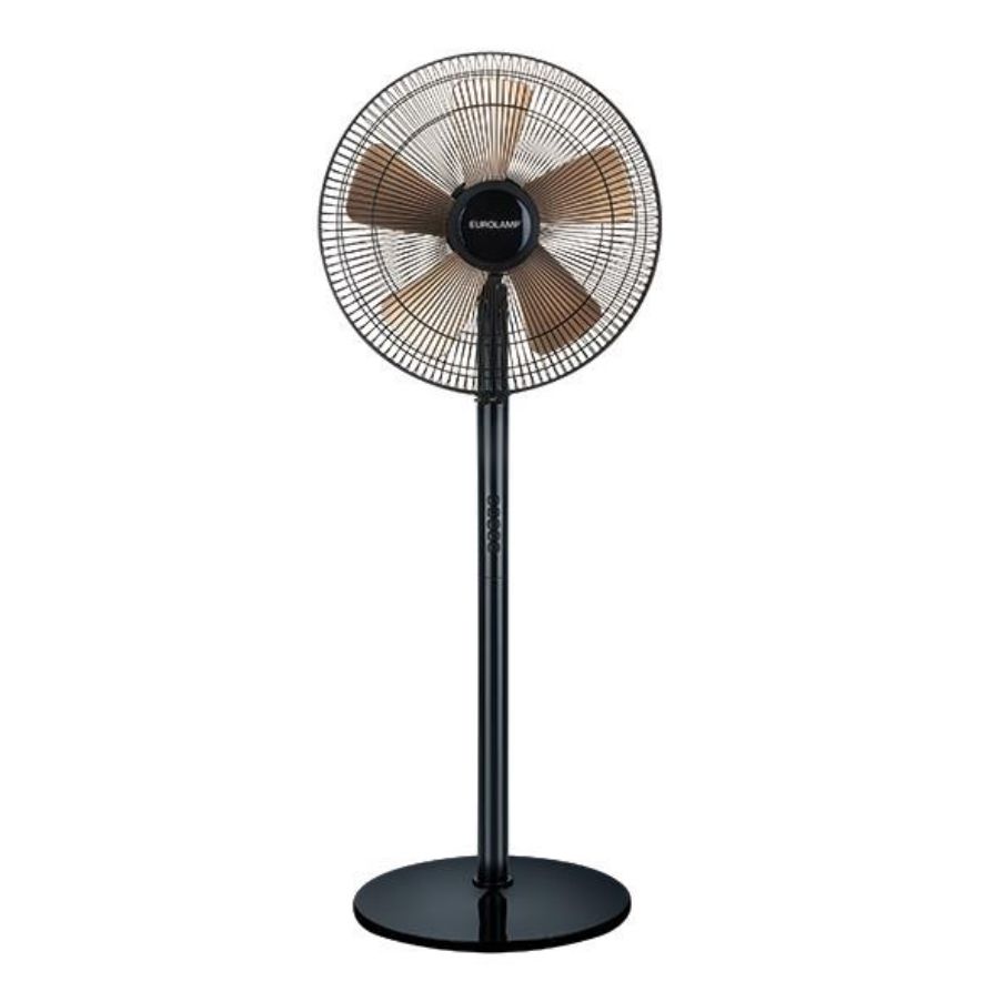 Ventilador de coluna preto e dourado Φ40 60W