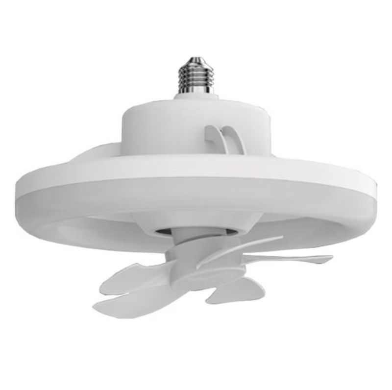 Lâmpada c/ ventilador Φ26 30W branca e controle de 10W com rosca E27