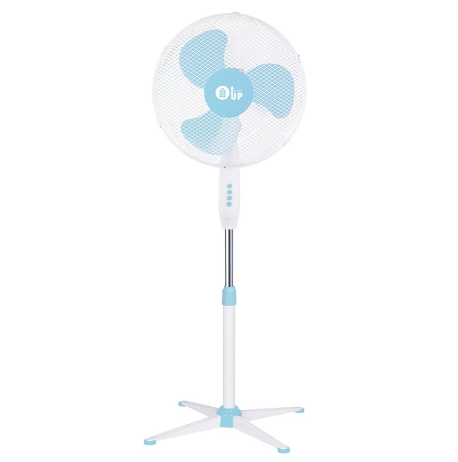 Ventilador de coluna azul e branco D40 60W