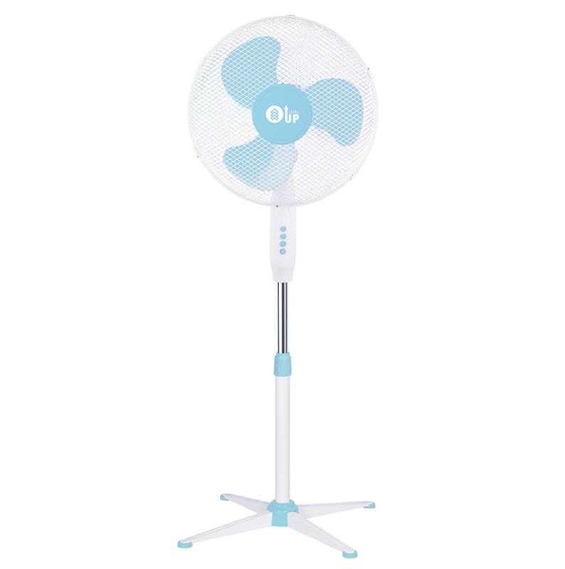 Ventilador de coluna azul e branco D40 60W