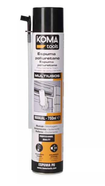ESPUMA POLIURETANO 750 ml