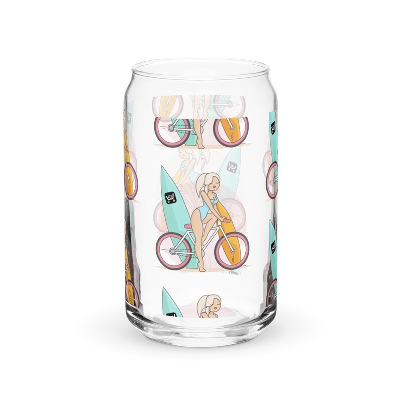 Can-shaped glass