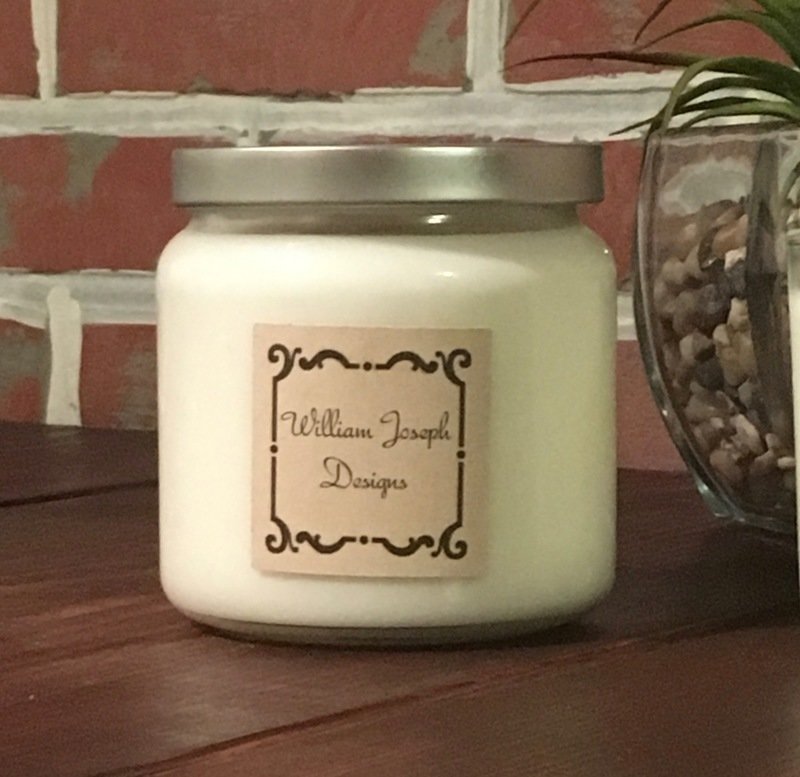 Apothecary with Silver Lid, 16 ounce