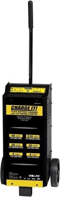 CARGADOR DE BATERÍA CON RUEDAS 12/24V