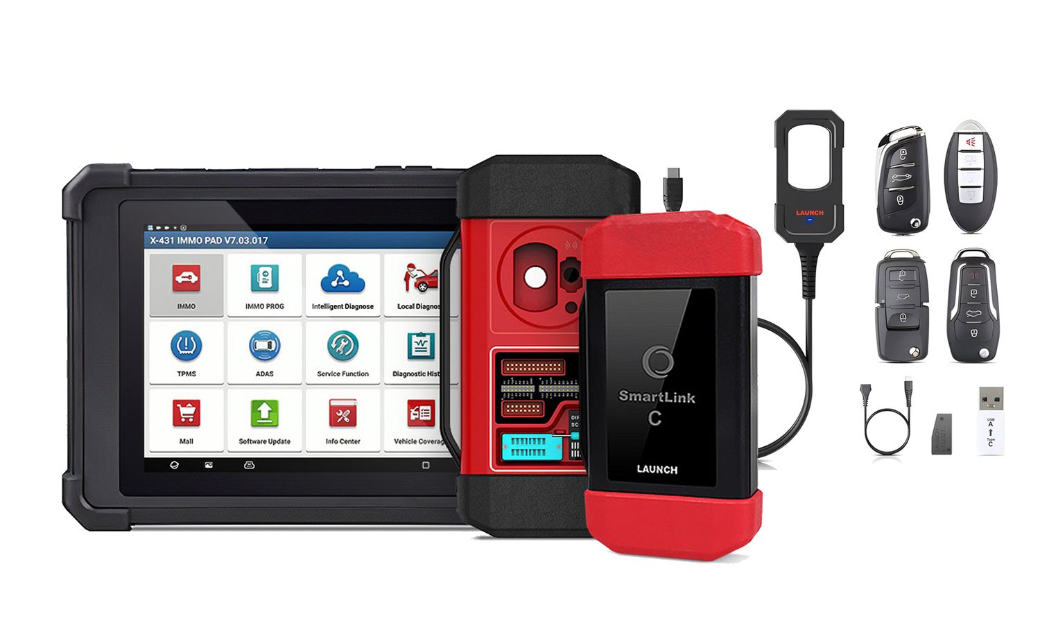 Launch X-431 IMMO PAD + Key Programmer
