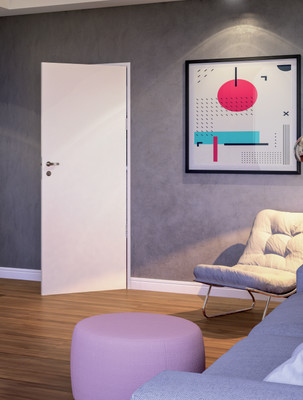 KIT PORTA PRONTA PARA DRYWALL / ALVENARIA  - BATENTE 9,5CM