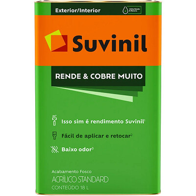 TINTA SUVINIL RENDE E COBRE MUITO 18 LITROS