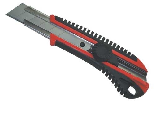 ESTILETE COM 1 LÂMINA COM TRAVA 25mm