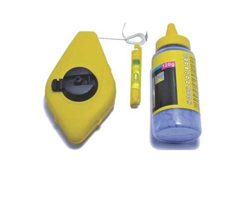 JOGO GIZ DE LINHA COM LINHA + GIZ + NÍVEL