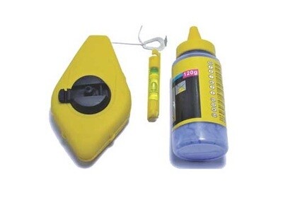 JOGO GIZ DE LINHA COM LINHA + GIZ + NÍVEL