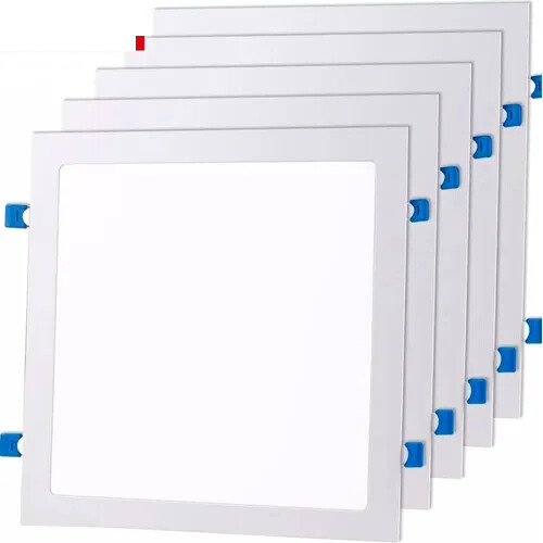 LUMINARIA DE EMBUTIR  QUADRADA 3W 12W 18W 24W BRANCO FRIO