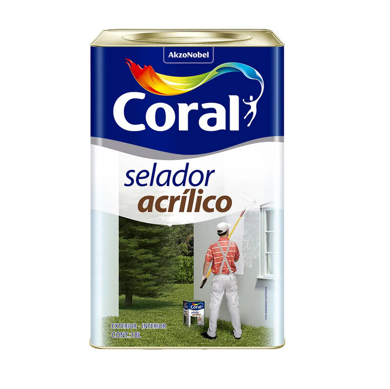 SELADOR ACRILICO CORAL 18 LT SELADOR ACRILICO CORAL 18 LT