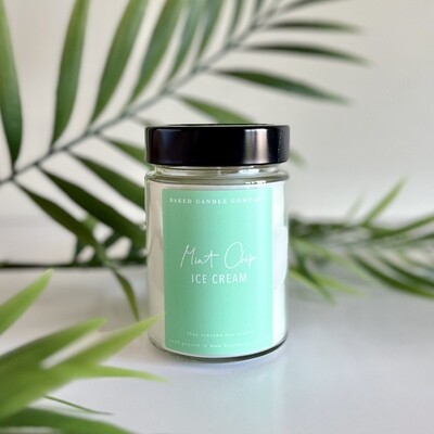 Mint Chip Ice Cream 10oz. Soy Candle