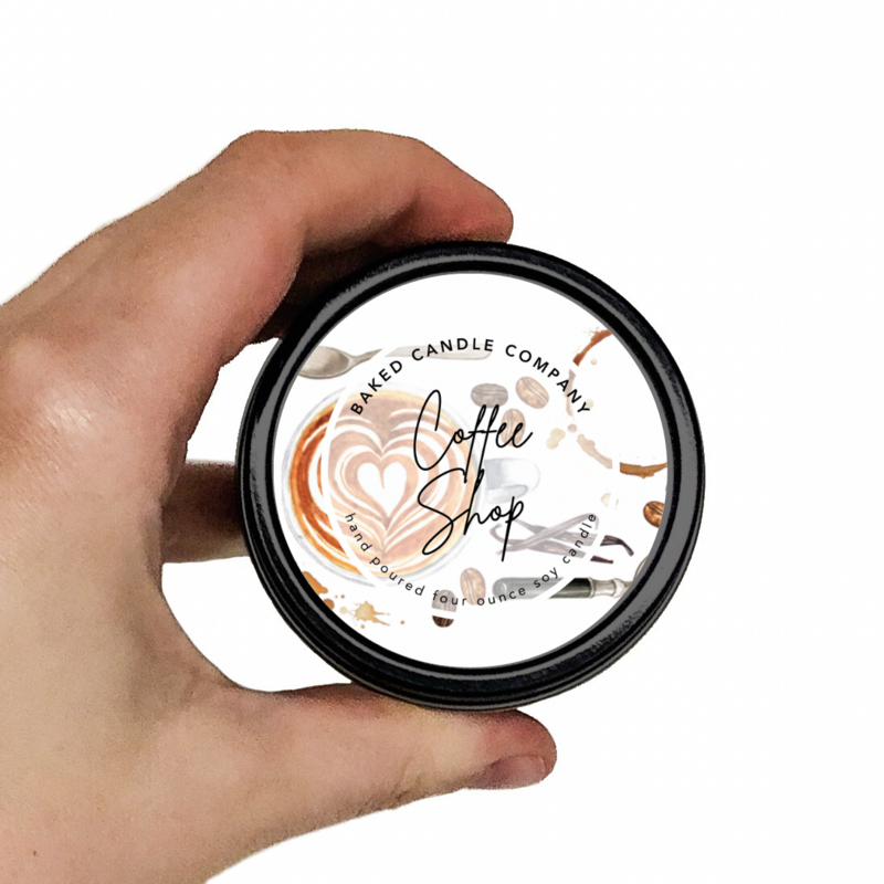 Coffee Shop 4oz. Soy Candle Tin
