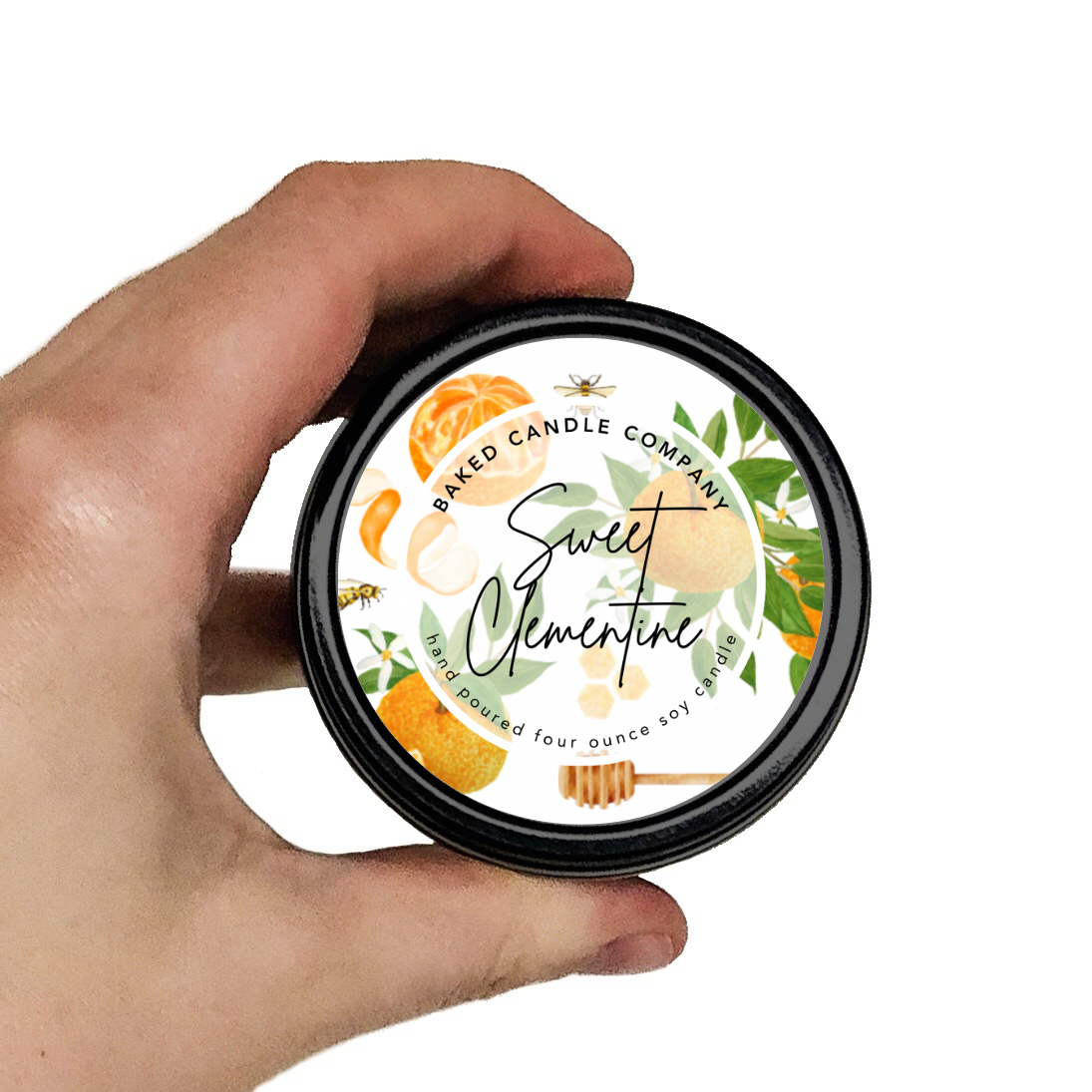 Sweet Clementine 4oz. Soy Candle Tin