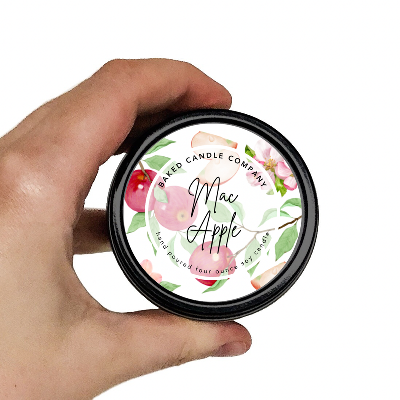 Mac Apple 4oz. Soy Candle