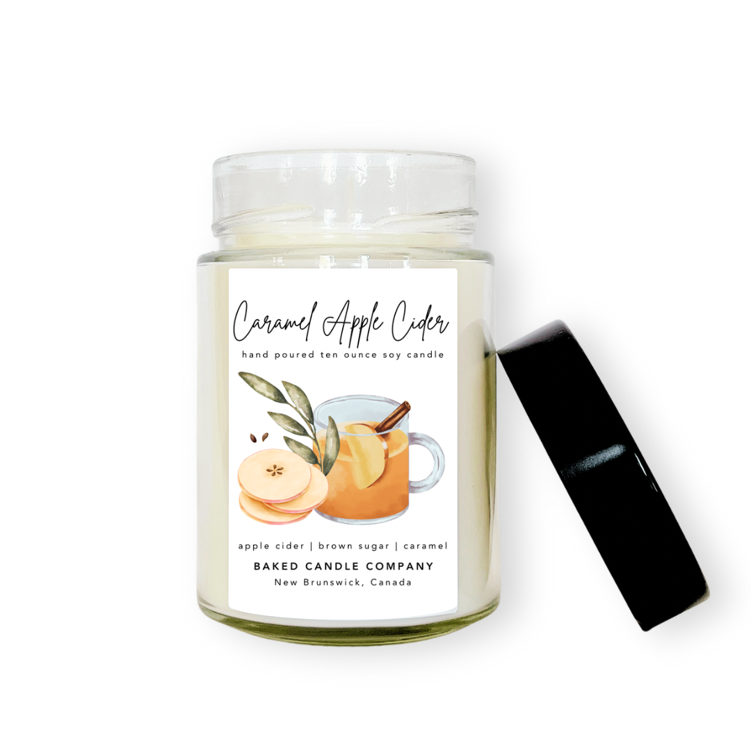 Caramel Apple Cider 10oz. Soy Candle