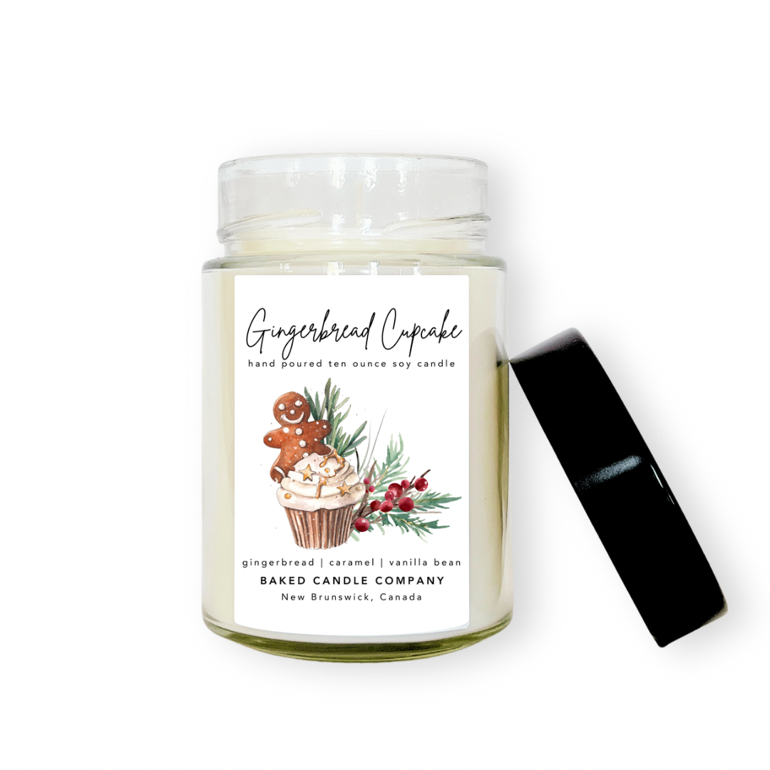 Gingerbread Cupcake 10oz. Soy Candle