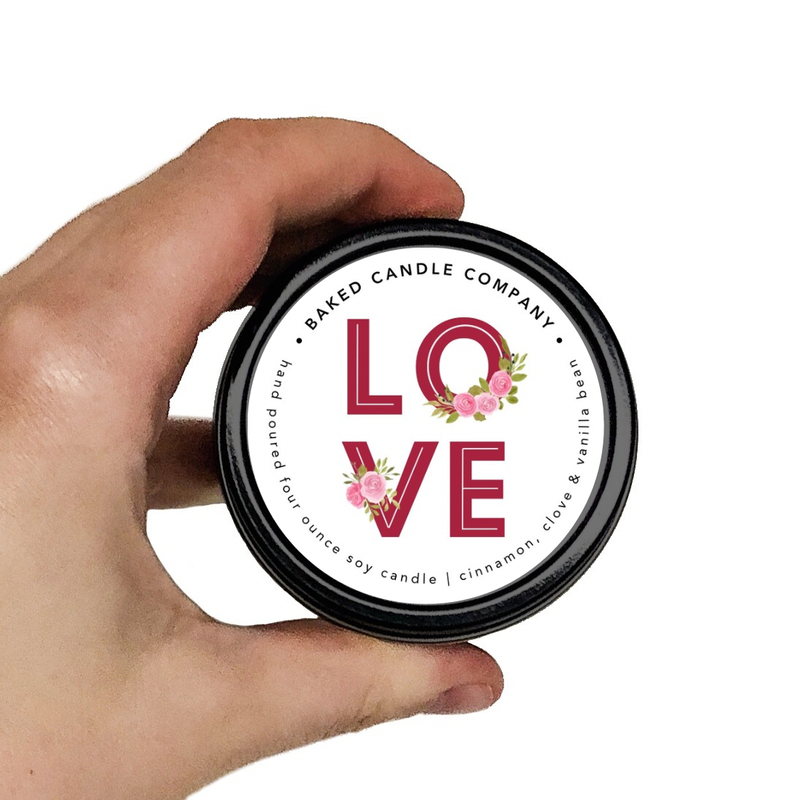 LOVE 4oz. Soy Candle Tin