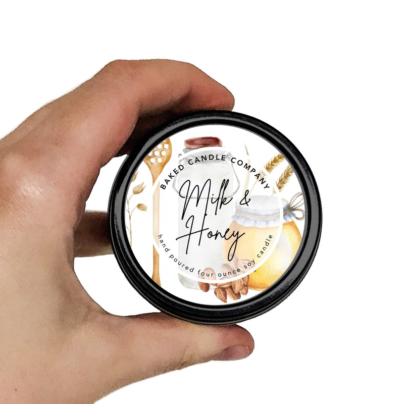 Milk &amp; Honey 4oz. Soy Candle Tin