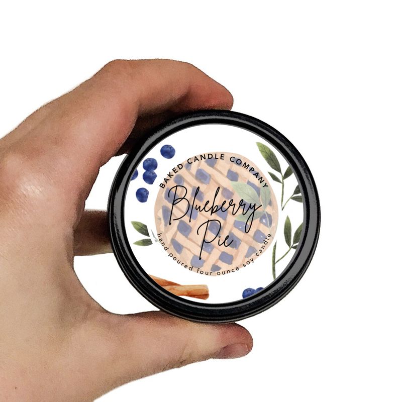Blueberry Pie 4oz. Soy Candle Tin