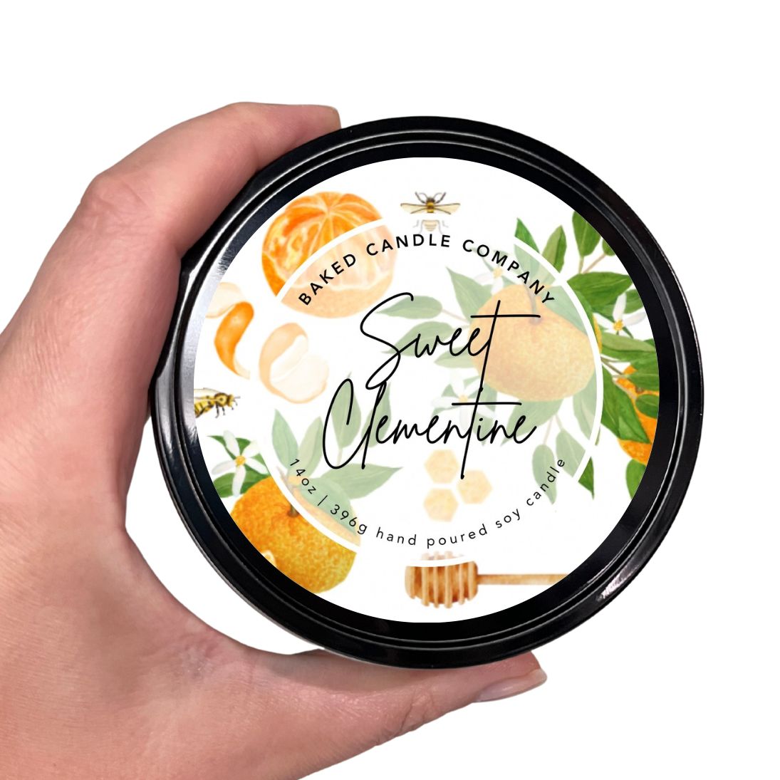 Sweet Clementine 14oz. Soy Candle Tin