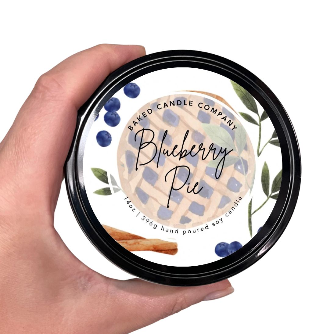 Blueberry Pie 14oz. Soy Candle Tin