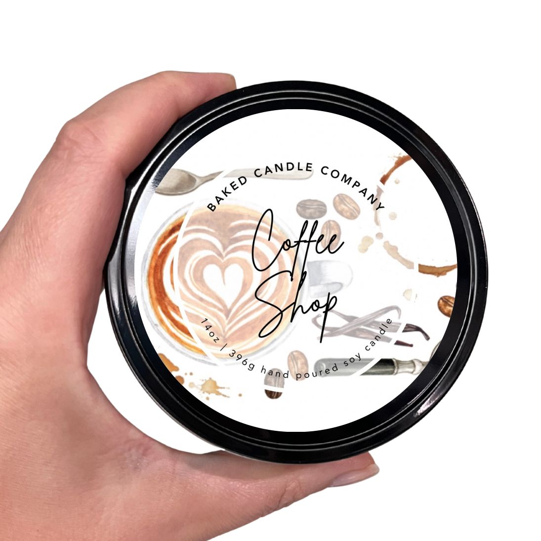 Coffee Shop 14oz. Soy Candle Tin