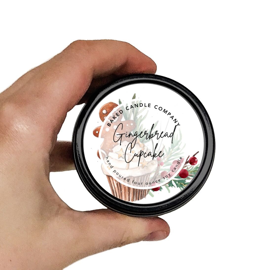 Gingerbread Cupcake 4oz. Soy Candle