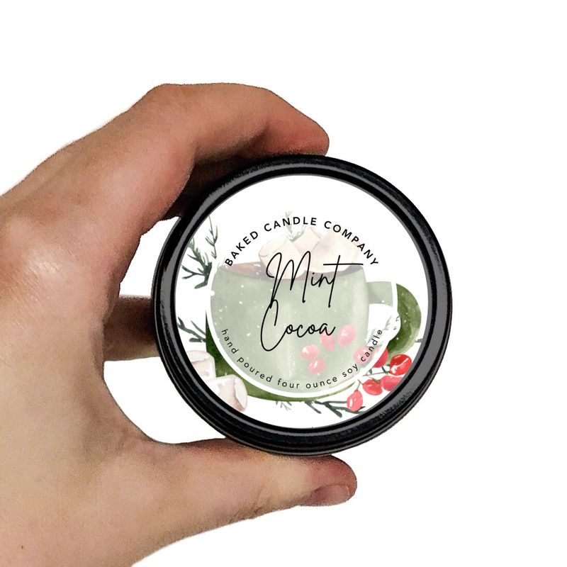 Mint Cocoa 14oz. Soy Candle