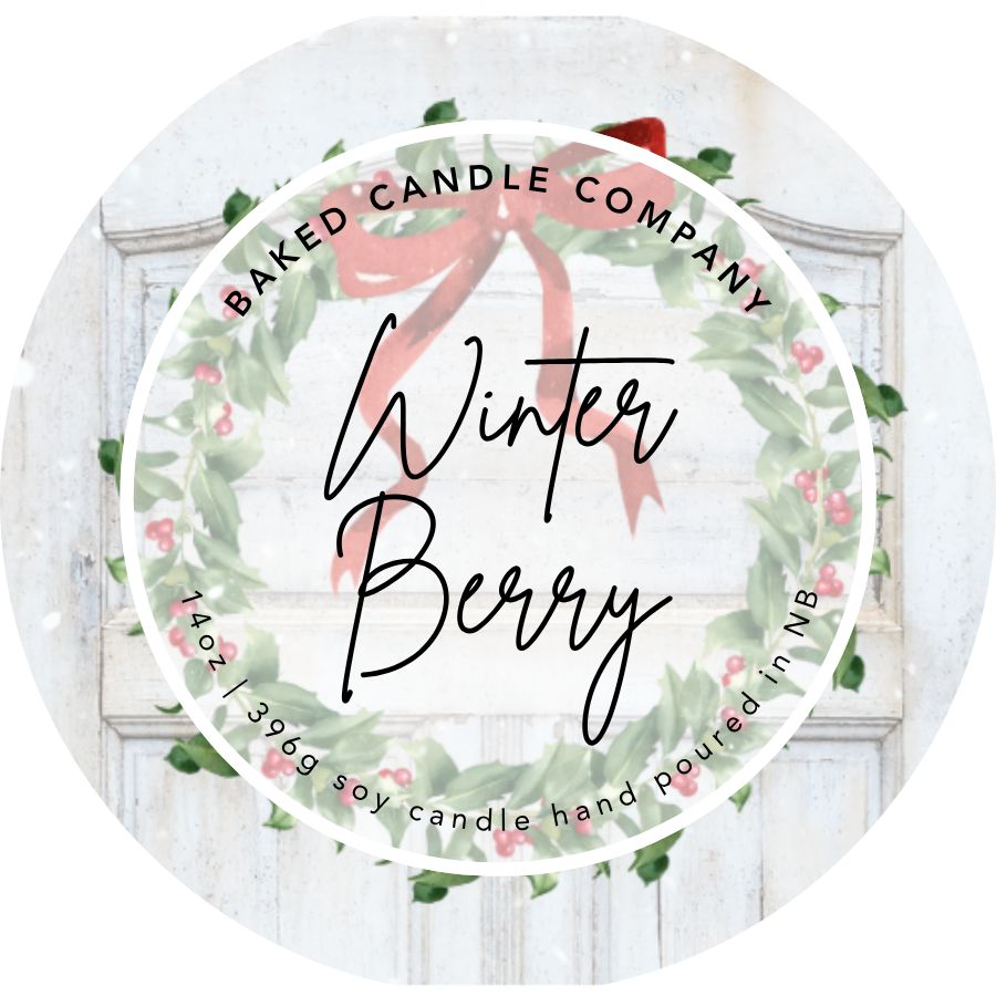 Winter Berry 14oz. Soy Candle Tin