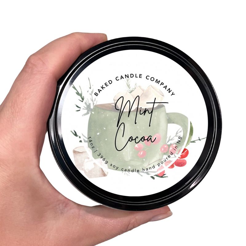 Mint Cocoa 14oz. Soy Candle