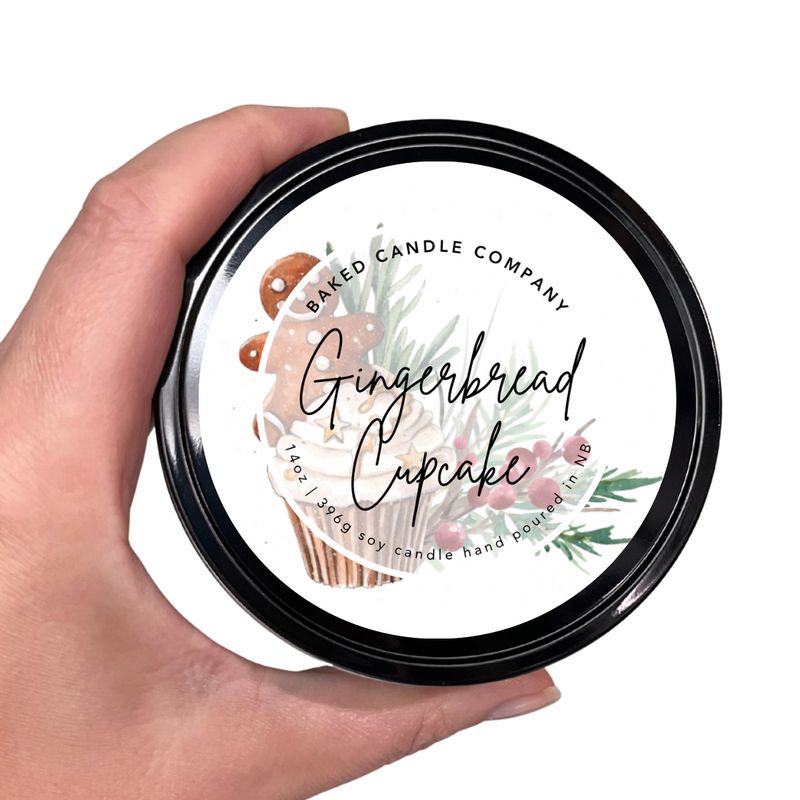 Gingerbread Cupcake 14oz. Soy Candle