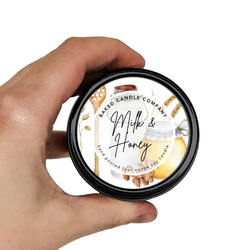 Milk &amp; Honey 4oz. Soy Candle Tin
