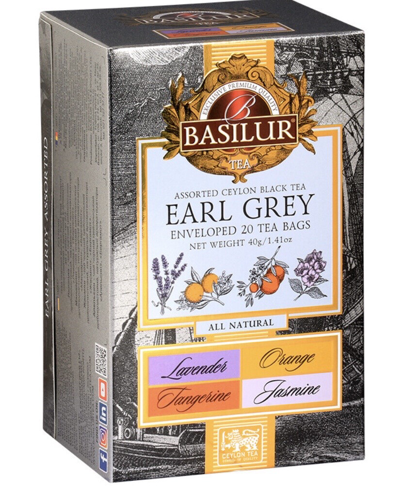 BASILUR TEA バシラーティー EARL GREYアソート（ティーバック20袋入り）