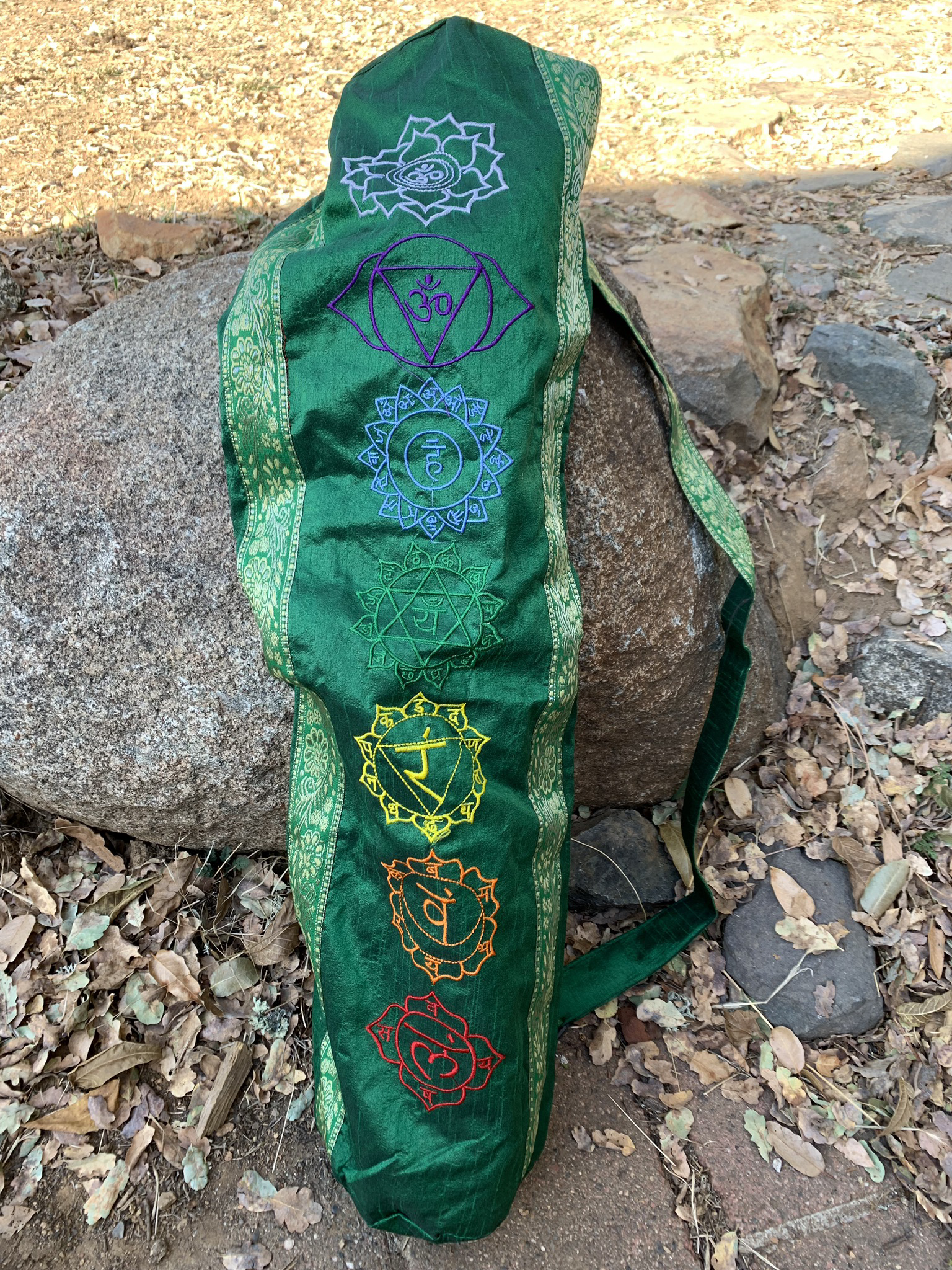 Green Yoga Mat Bag 00040