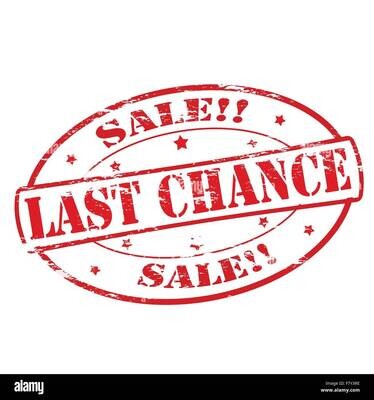 Sale!! Low Inventory
