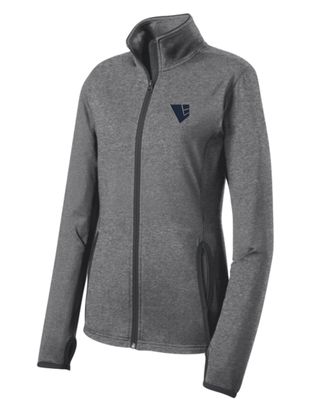 Sport-Tek® Women's Sport-Wick® Stretch Contrast Full-Zip Jacket