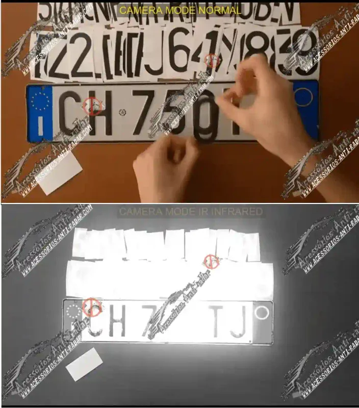 1 Sticker Photo blocker speedcam and red-Light
