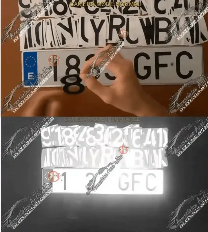 1 Sticker Photo blocker speedcam and red-Light