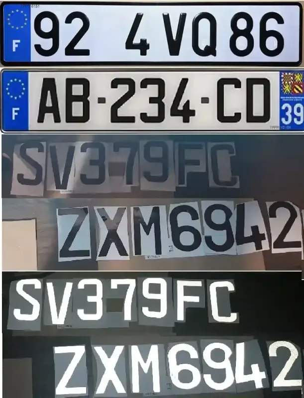 7 Stickers Photo blocker speedcam and red-Light