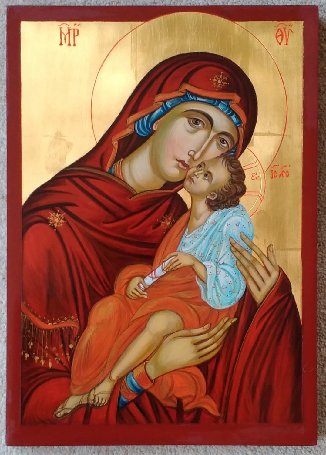Mary and baby Jesus